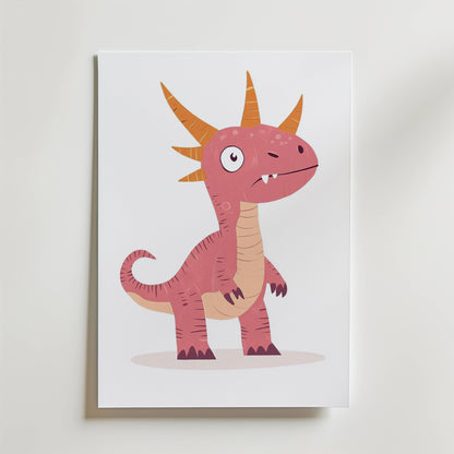 Pink Dino Poster
