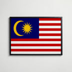 Malaysia National Flag Poster affisch – köp poster online – Bozetto väggdekoration