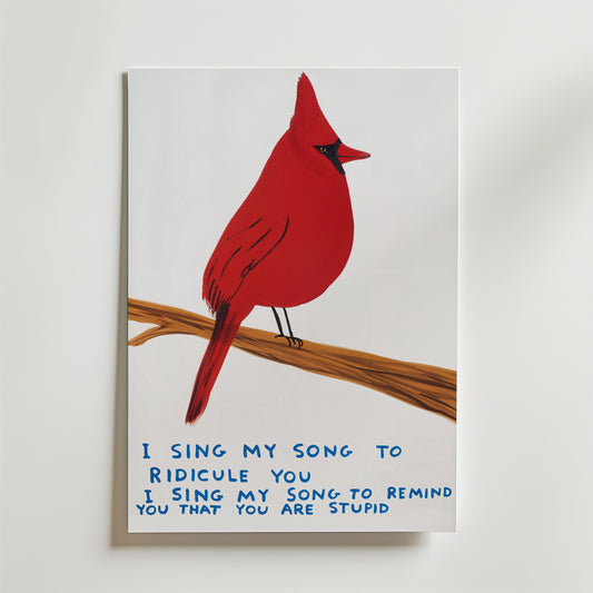 Red Cardinal Song Poster