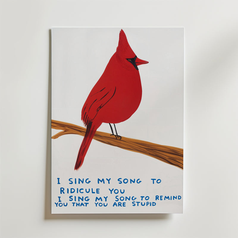 Red Cardinal Song Poster