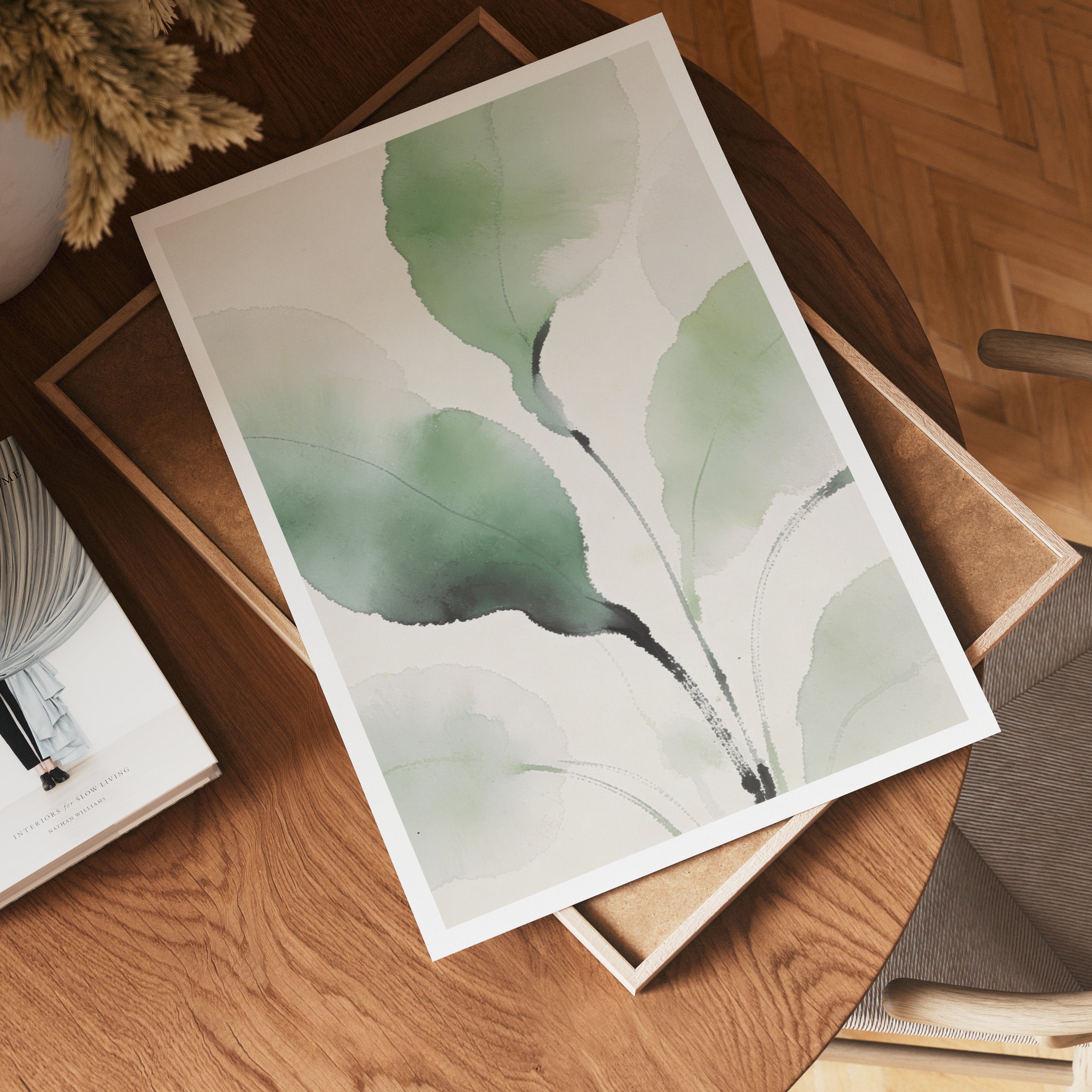 Verdant Flow Harmony Poster affisch – köp poster online – Bozetto väggdekoration