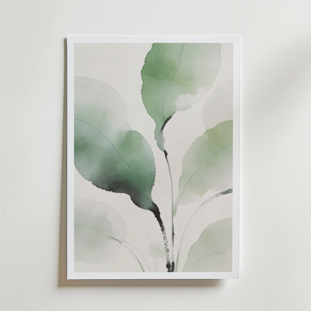 Verdant Flow Harmony Poster affisch – poster till väggdekoration – köp online hos Bozetto