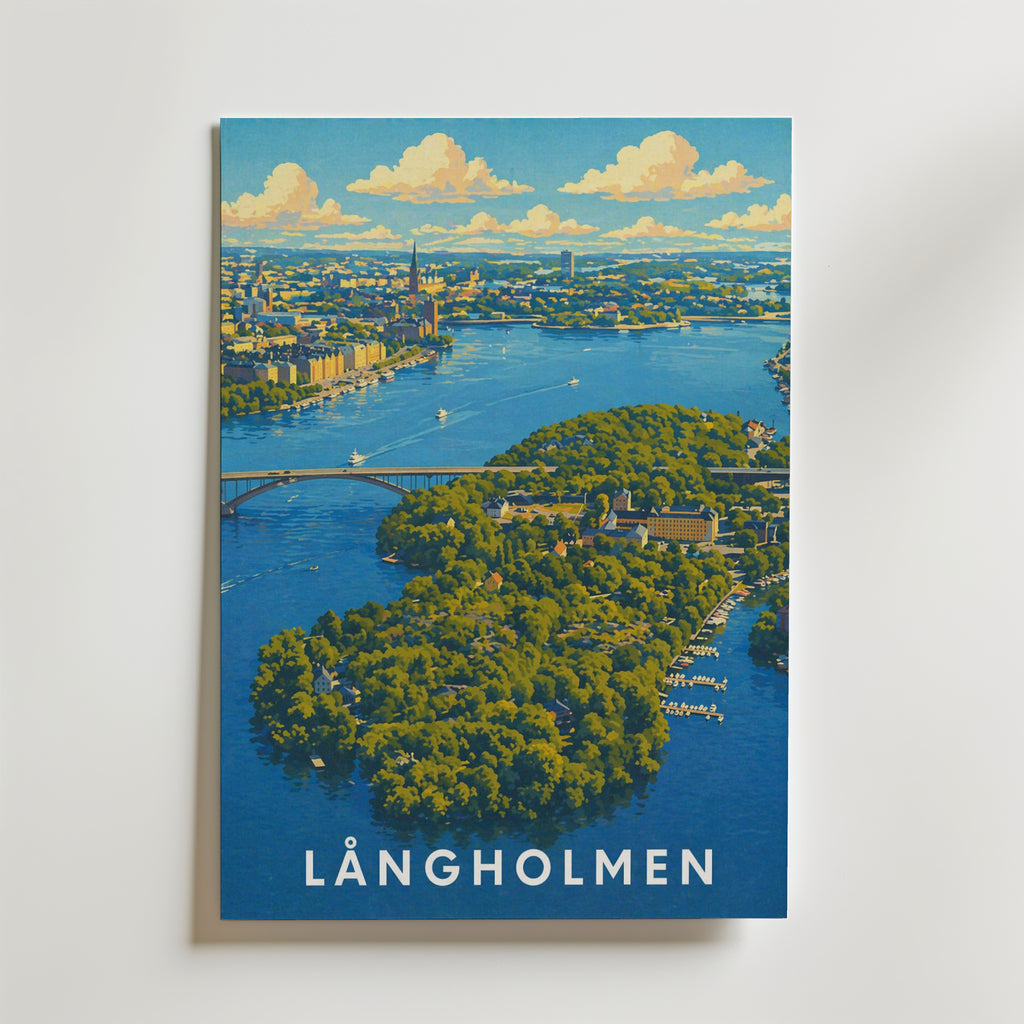 Långholmen Stockholm Poster