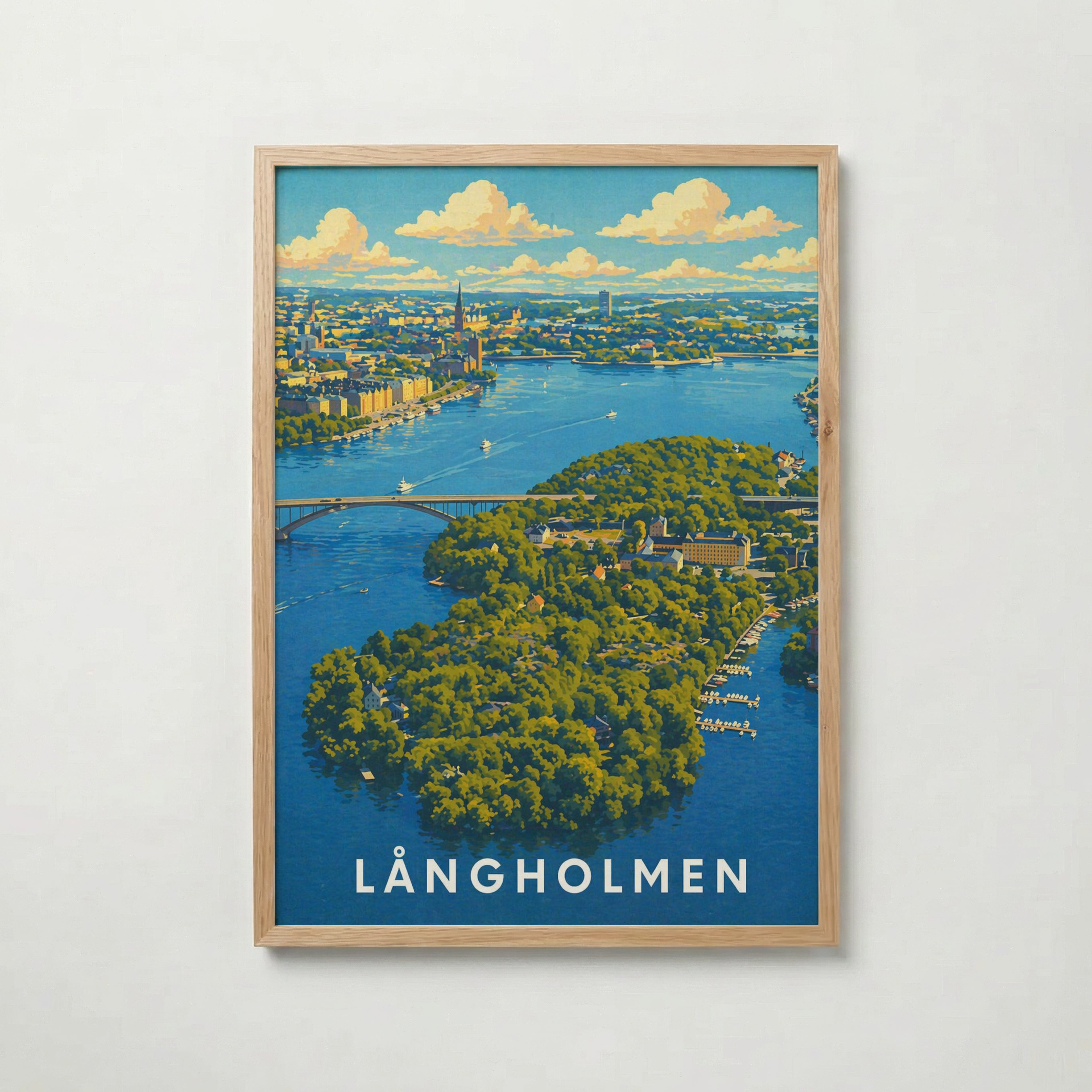 Långholmen Stockholm Poster