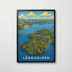Långholmen Stockholm Poster