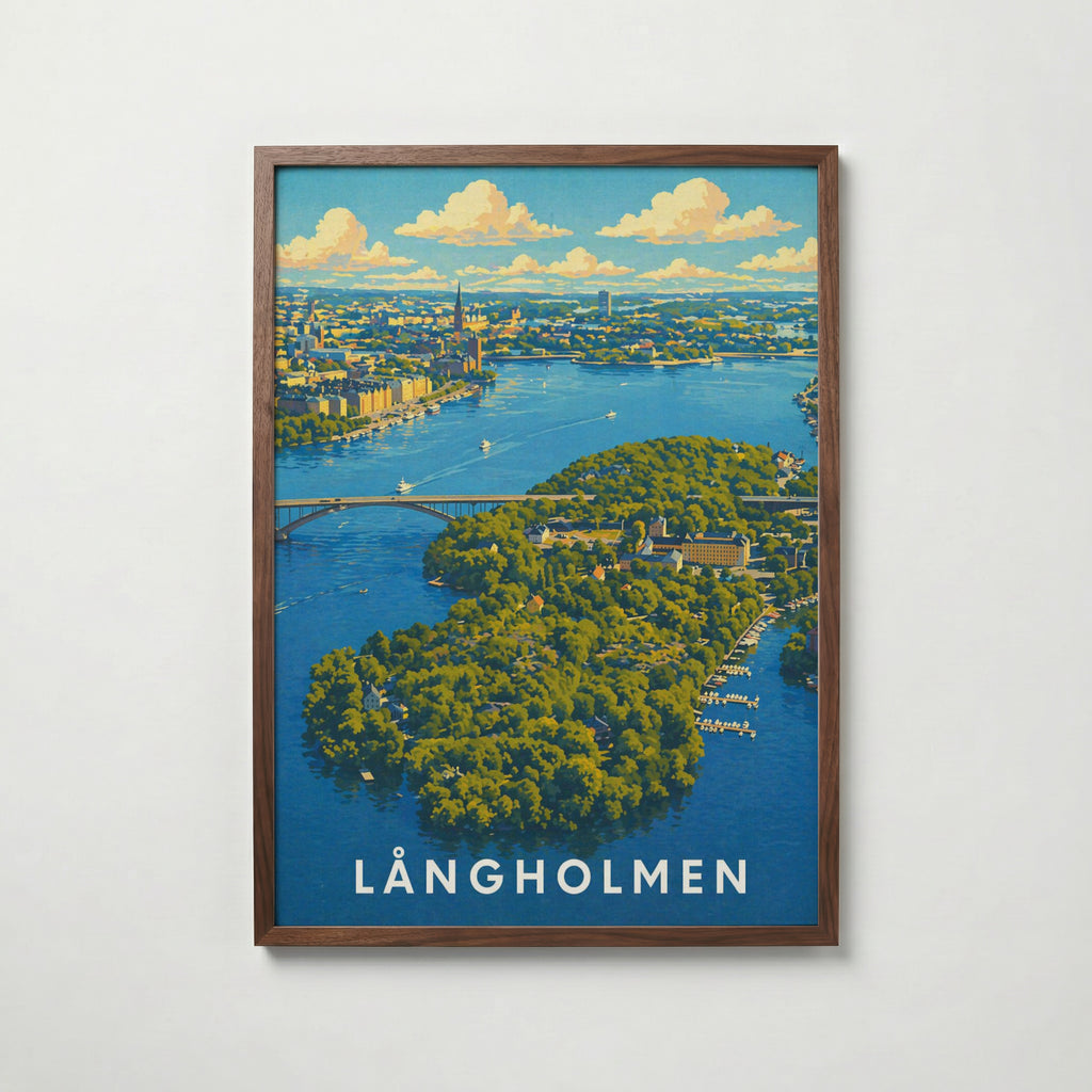 Långholmen Stockholm Poster