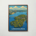Långholmen Stockholm Poster