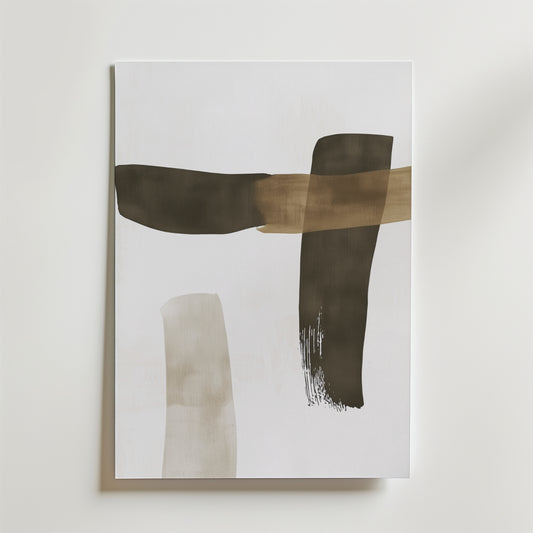 Bold Brushstrokes Poster