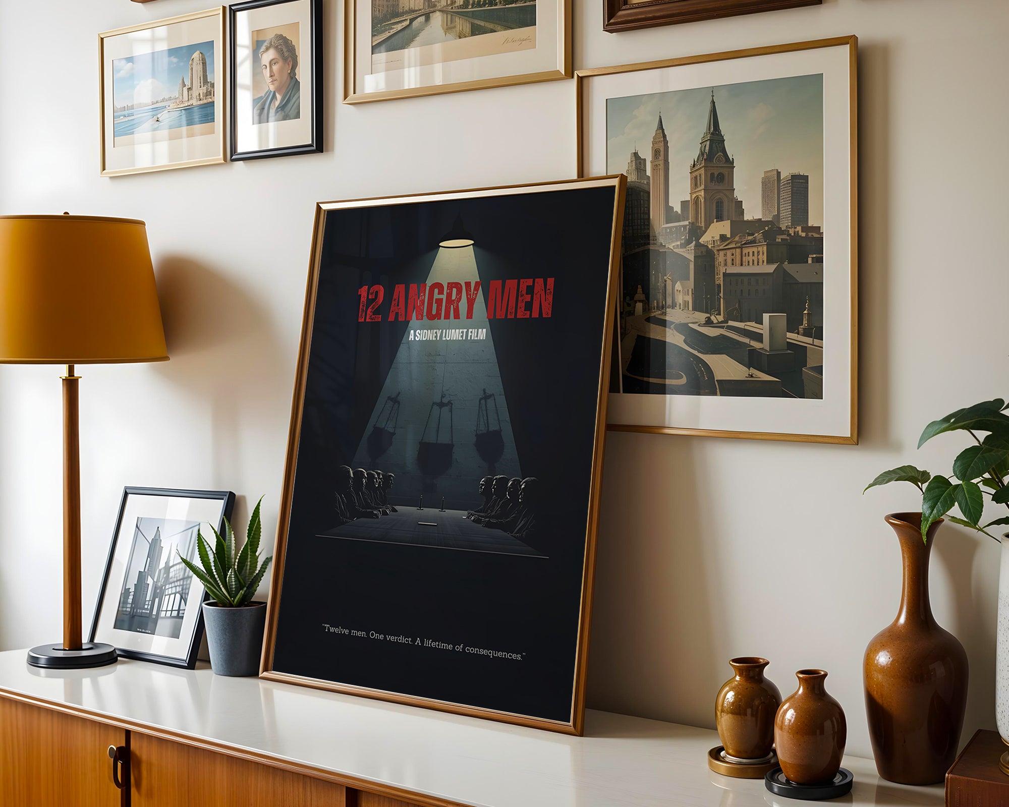 12 Angry Men Poster – poster väggdekoration inredning – Affischer hos Bozetto