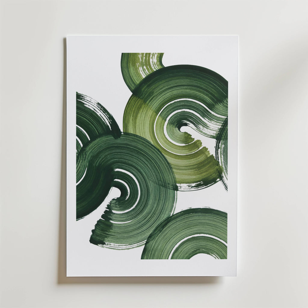 Verdant Motion No. 1 Poster affisch – poster till väggdekoration – köp online hos Bozetto