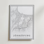 Jönköping Karta Poster