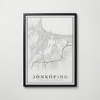 Jönköping Karta Poster