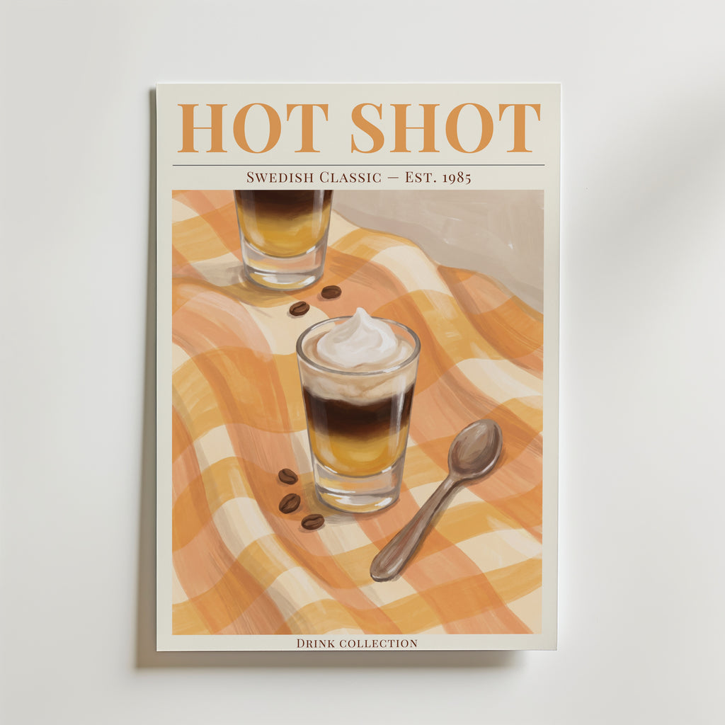 HOT SHOT Poster affisch – poster till väggdekoration – köp online hos Bozetto