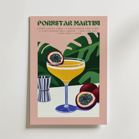 Pornstar Martini Drink Poster