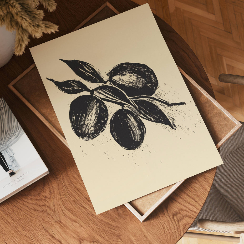 Olive Branch Sketch Poster