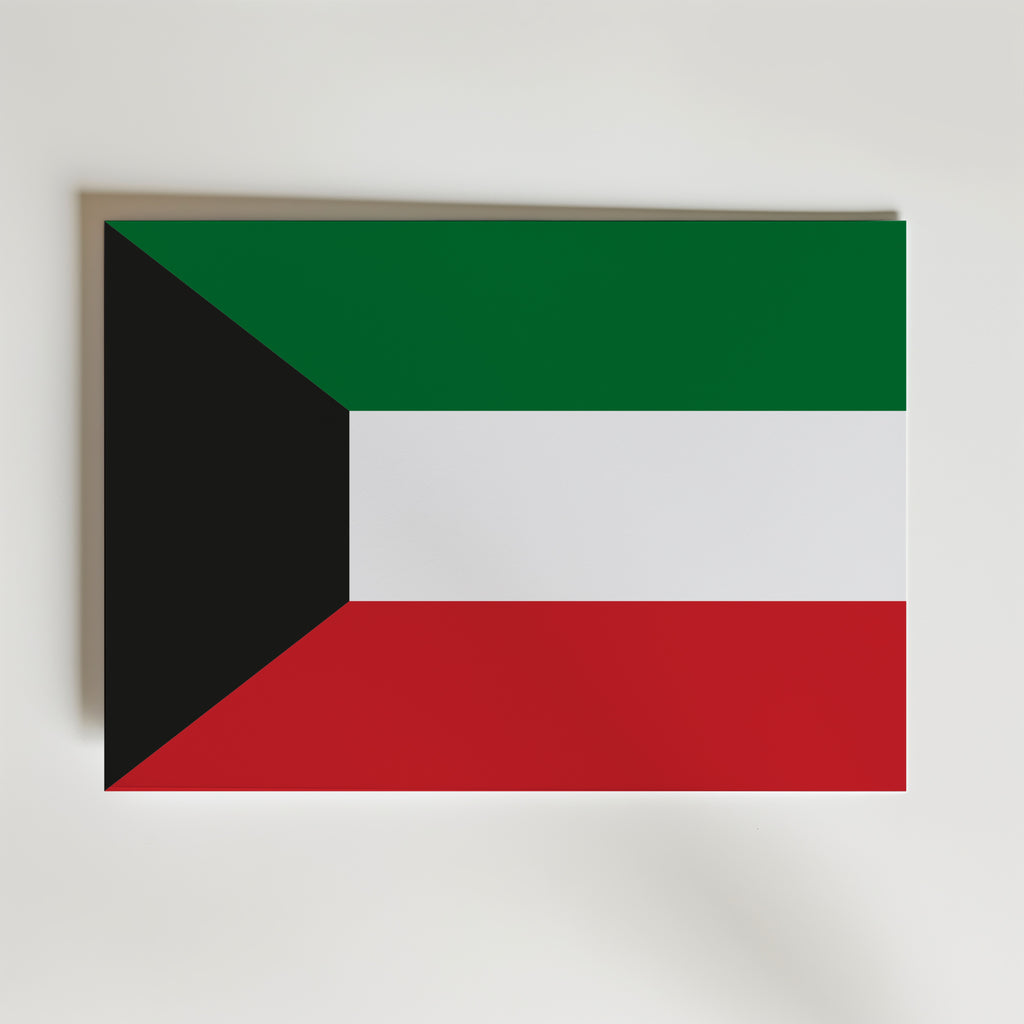 Kuwait National Flag Poster affisch – poster till väggdekoration – köp online hos Bozetto