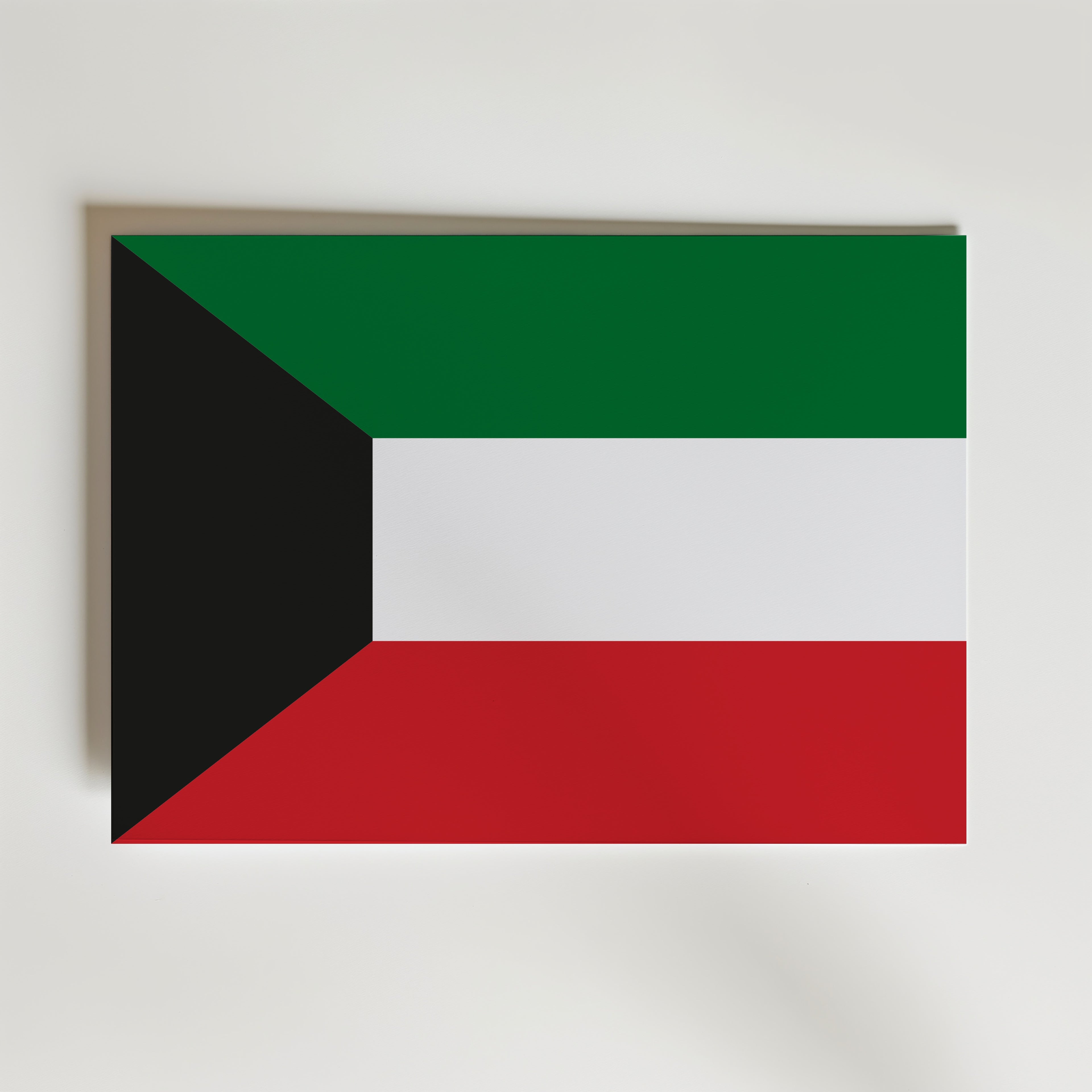 Kuwait National Flag Poster affisch – poster till väggdekoration – köp online hos Bozetto