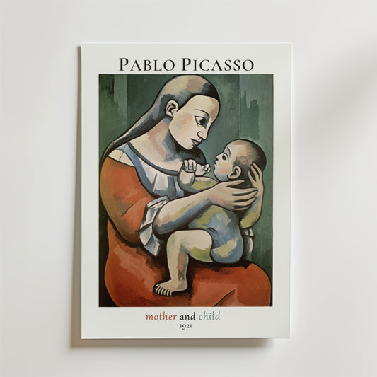 Picasso Loving Mother Poster