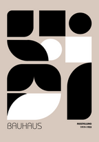 Bauhaus Geometric Blocks Poster