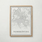 Norrköping Karta Poster