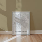 Norrköping Karta Poster