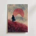 Red Sun Journey Poster affisch – poster till väggdekoration – köp online hos Bozetto