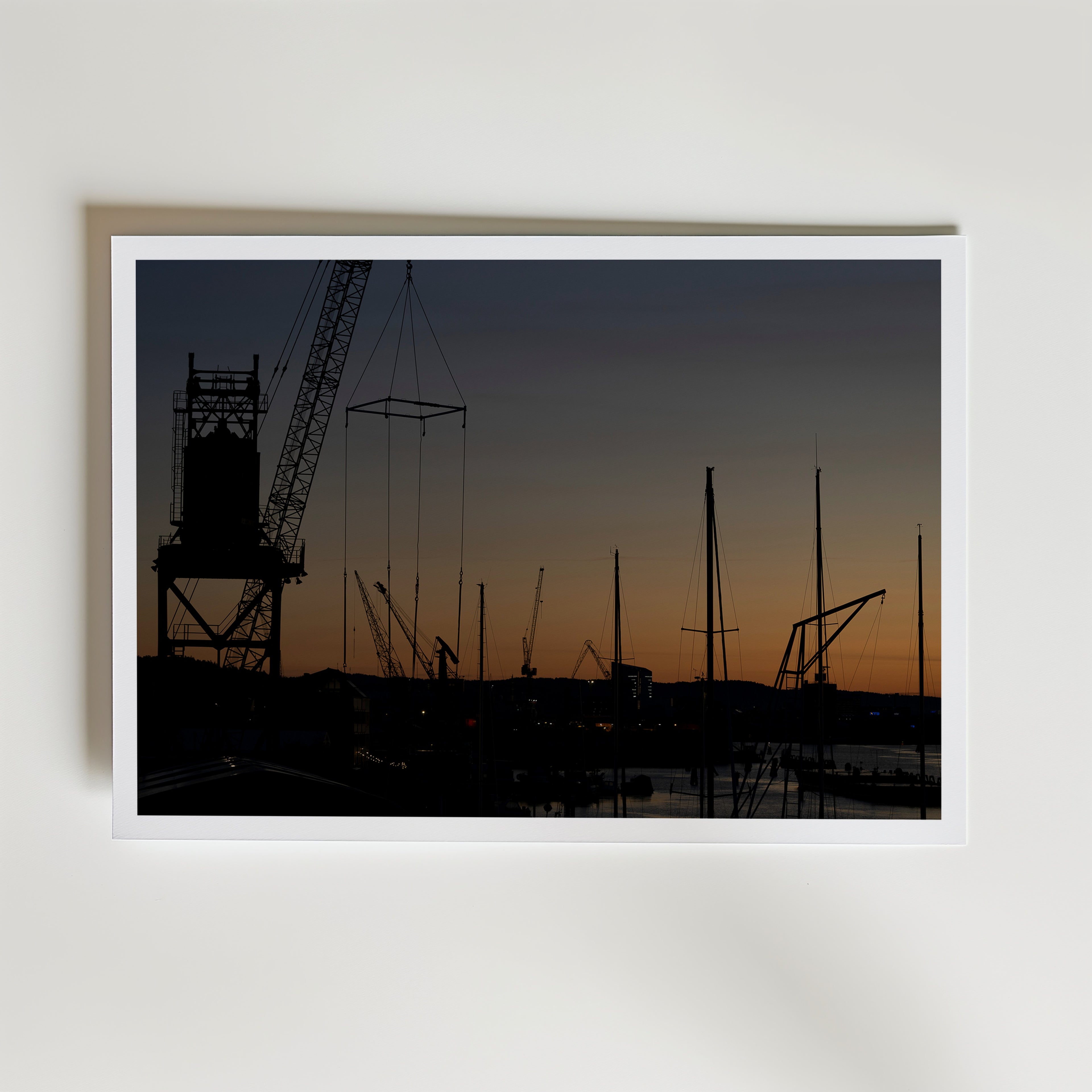 Morgon i Hamnen Poster