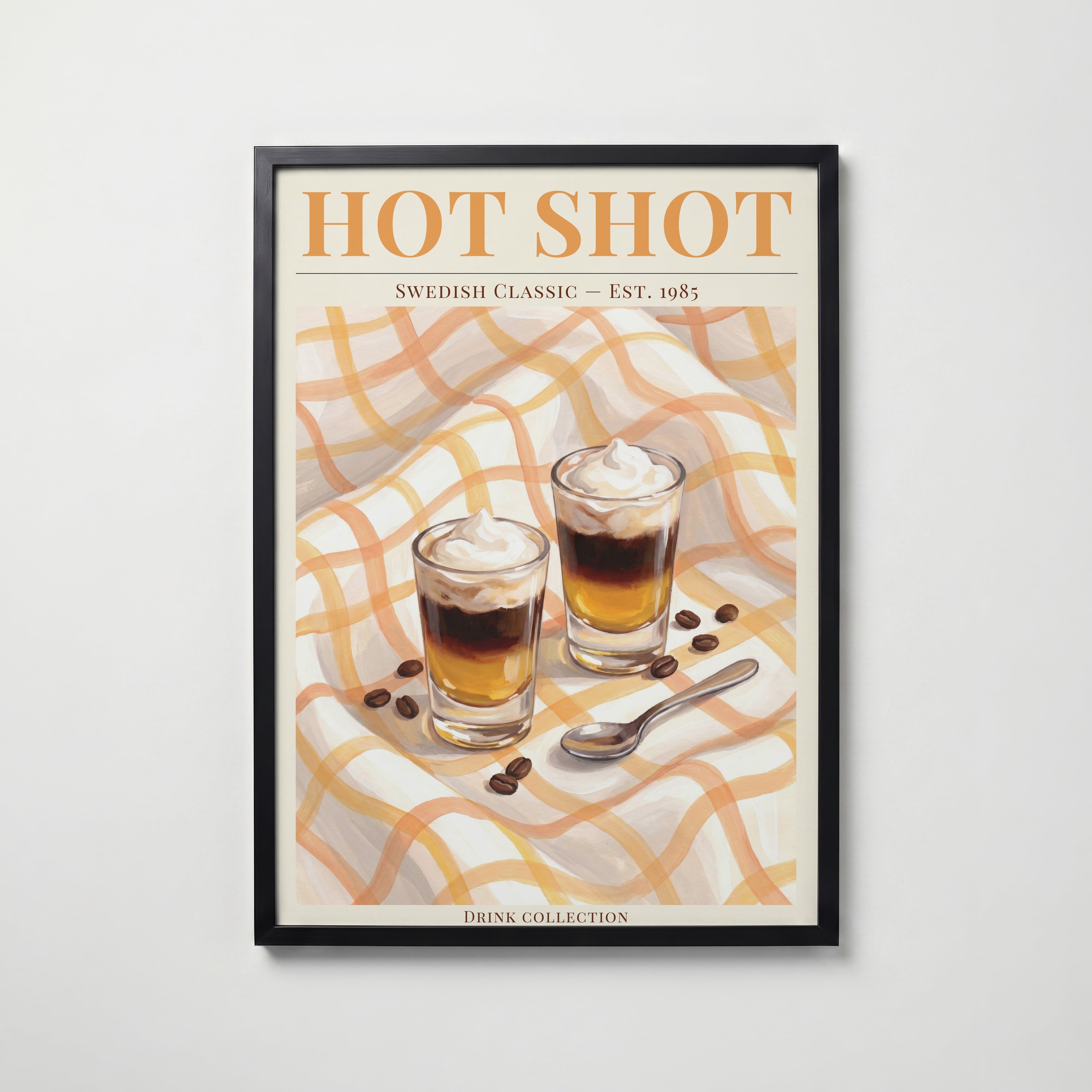 Two Hot Shots Please Poster affisch – stilren väggdekoration – Bozetto posters