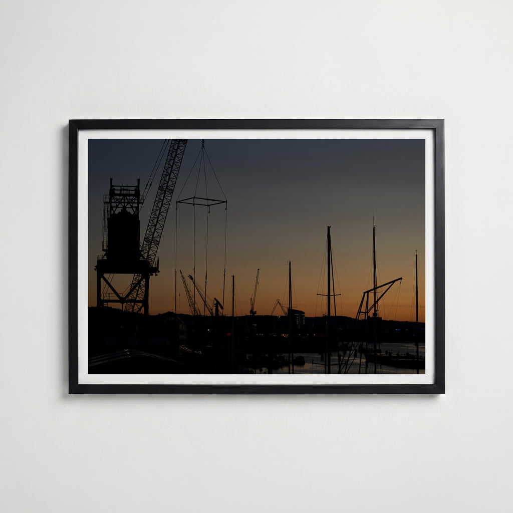 Morgon i Hamnen Poster