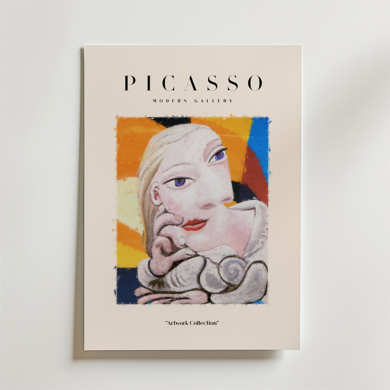 Picasso Blonde Portrait Poster