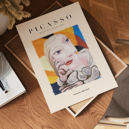 Picasso Blonde Portrait Poster