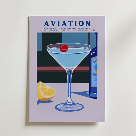 Aviation Drink Poster