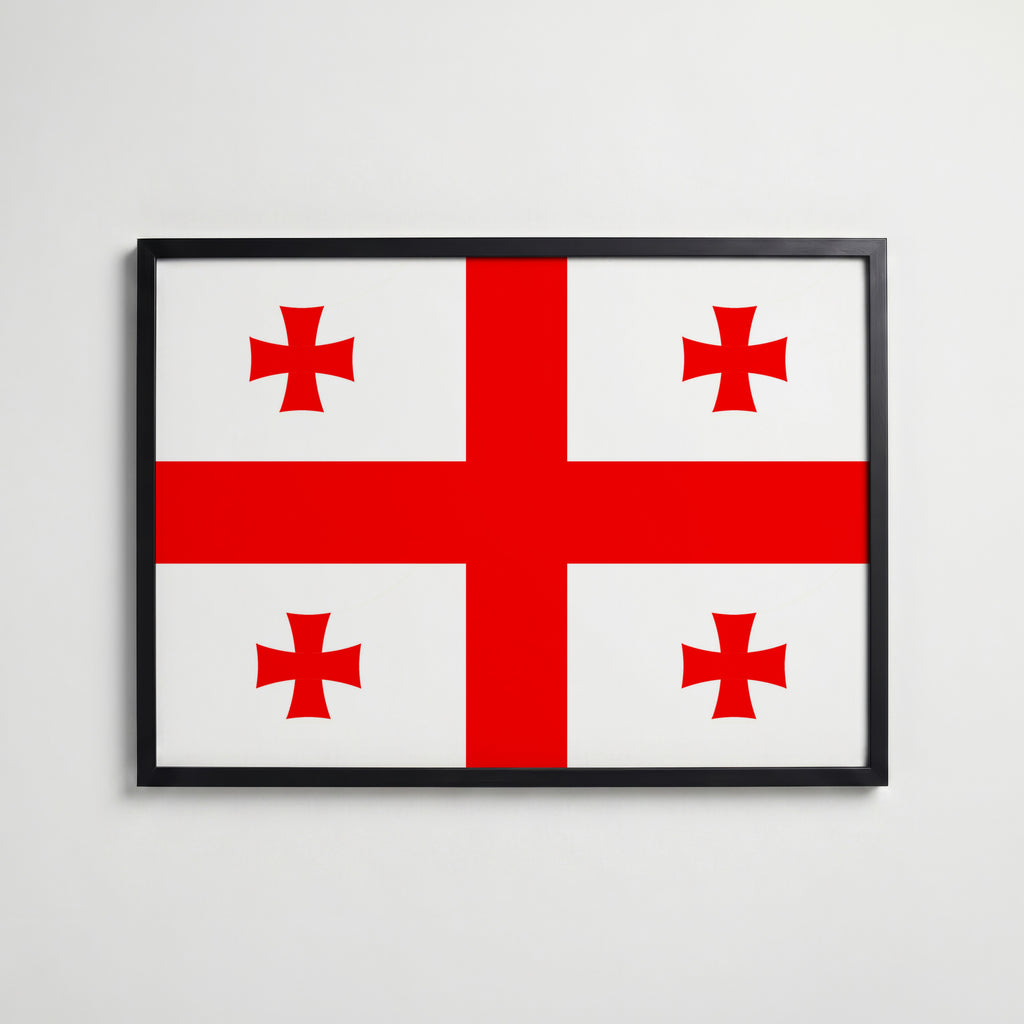 Georgia National Flag Poster affisch – köp poster online – Bozetto väggdekoration