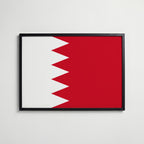 Bahrain National Flag Poster affisch – köp poster online – Bozetto väggdekoration
