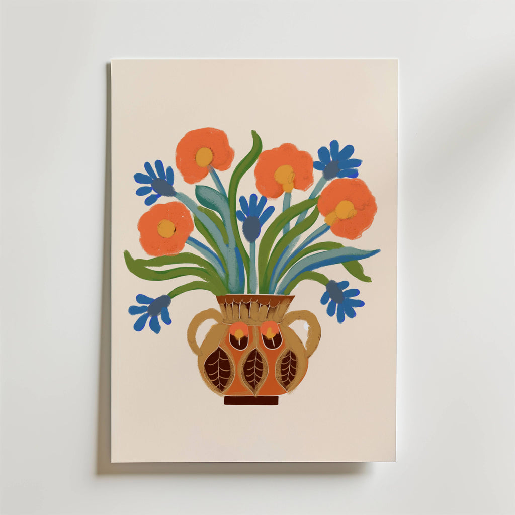 Rustic Bloom Poster