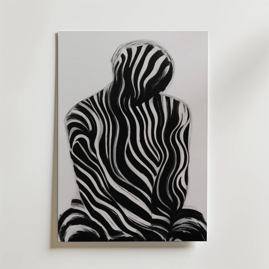 Monochrome Flow Poster