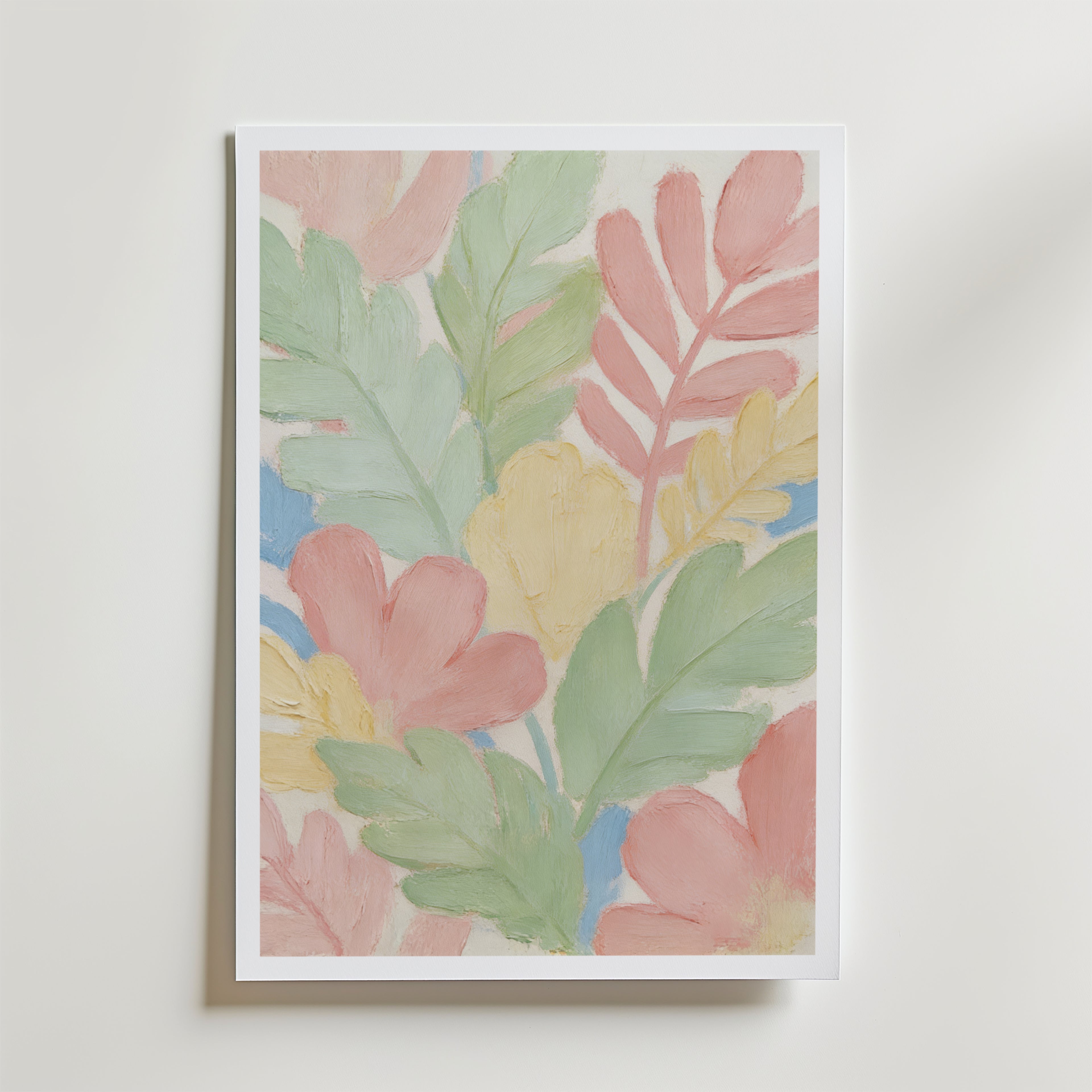 Pastel Jardin Élégance Poster affisch – poster till väggdekoration – köp online hos Bozetto