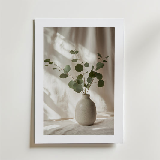 Eucalyptus Vase Poster