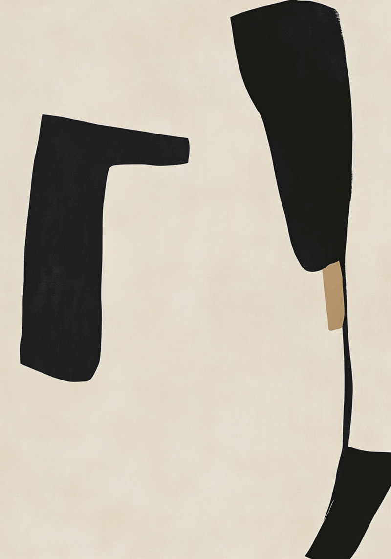 Minimal Abstract Form Poster