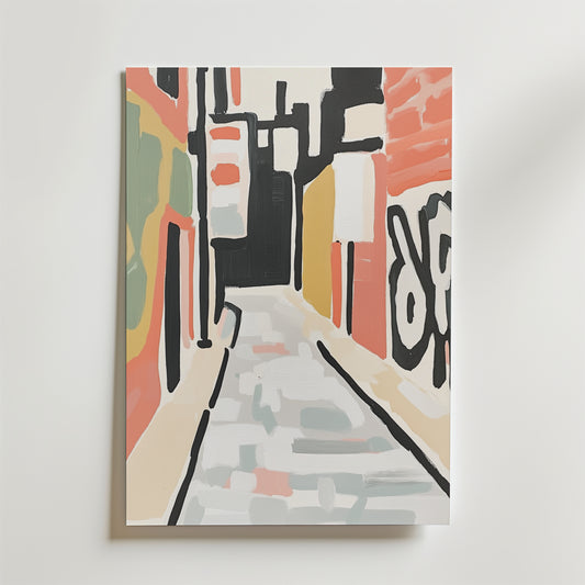 Backstreet Geometry Poster