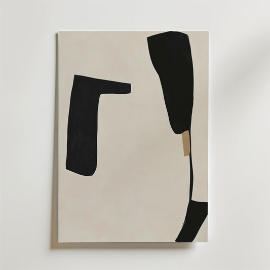 Minimal Abstract Form Poster