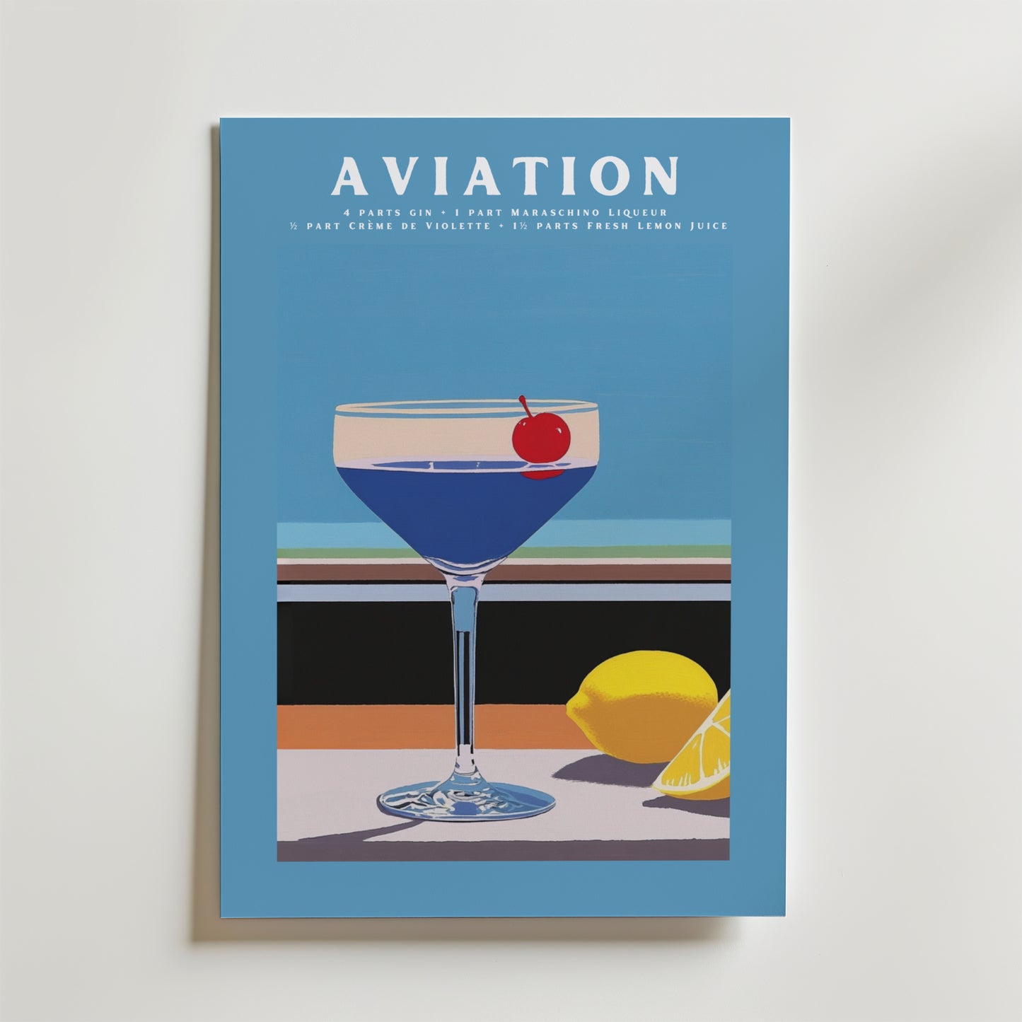 Aviation No.2 Drink Poster
