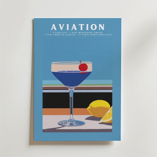 Aviation No.2 Drink Poster