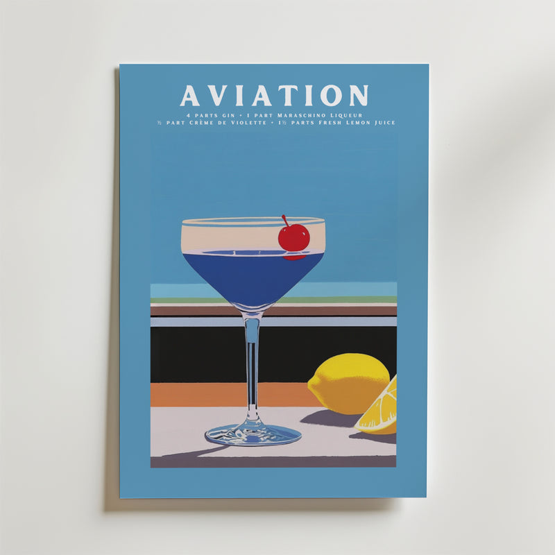 Aviation No.2 Drink Poster