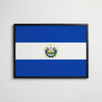 El Salvador National Flag Poster affisch – köp poster online – Bozetto väggdekoration