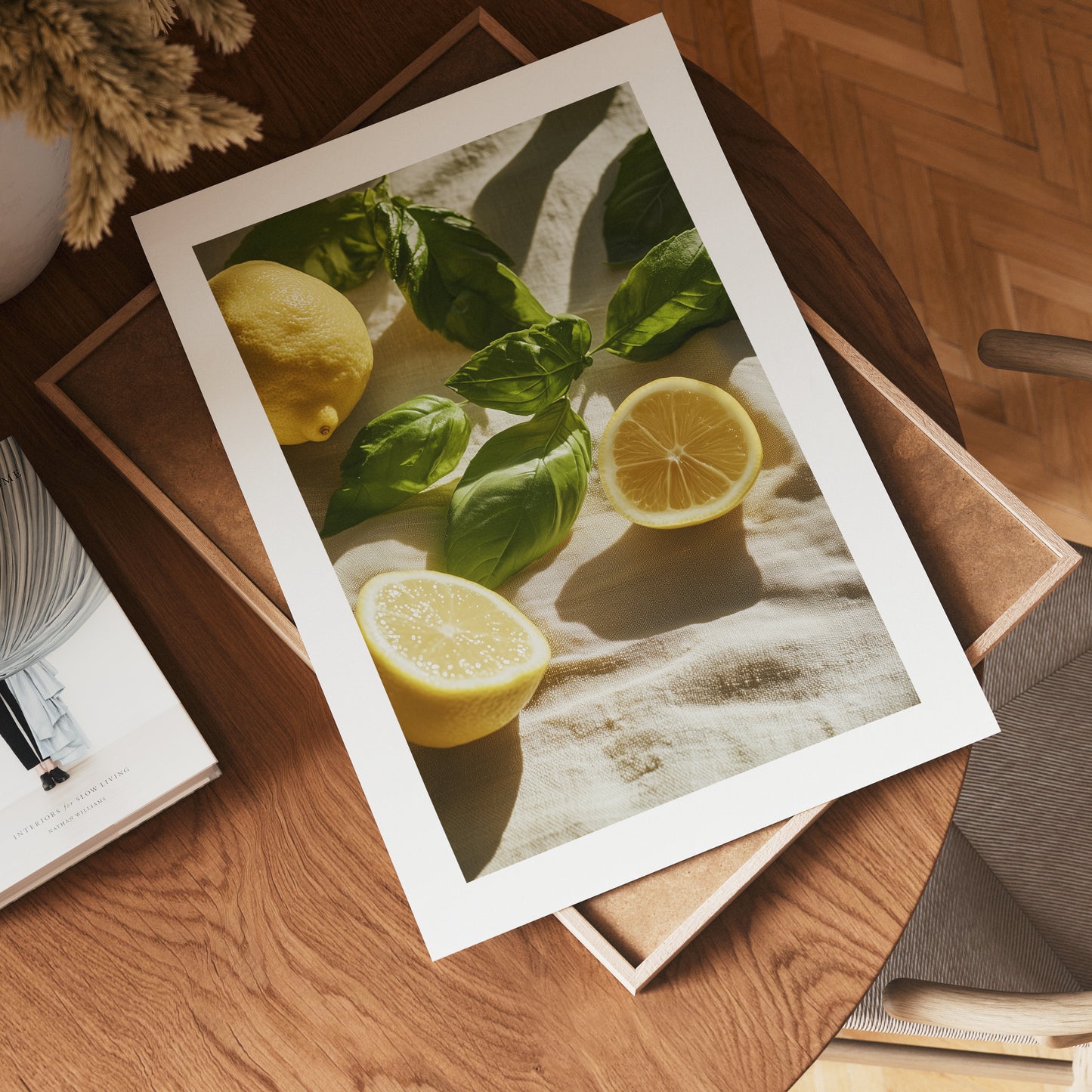 Lemony Herbs Poster