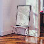 Umeå Karta Poster