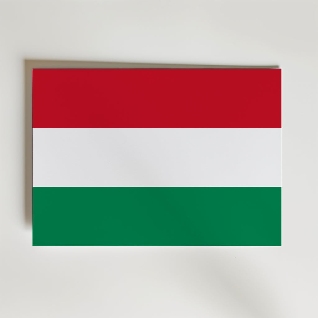 Hungary National Flag Poster affisch – poster till väggdekoration – köp online hos Bozetto