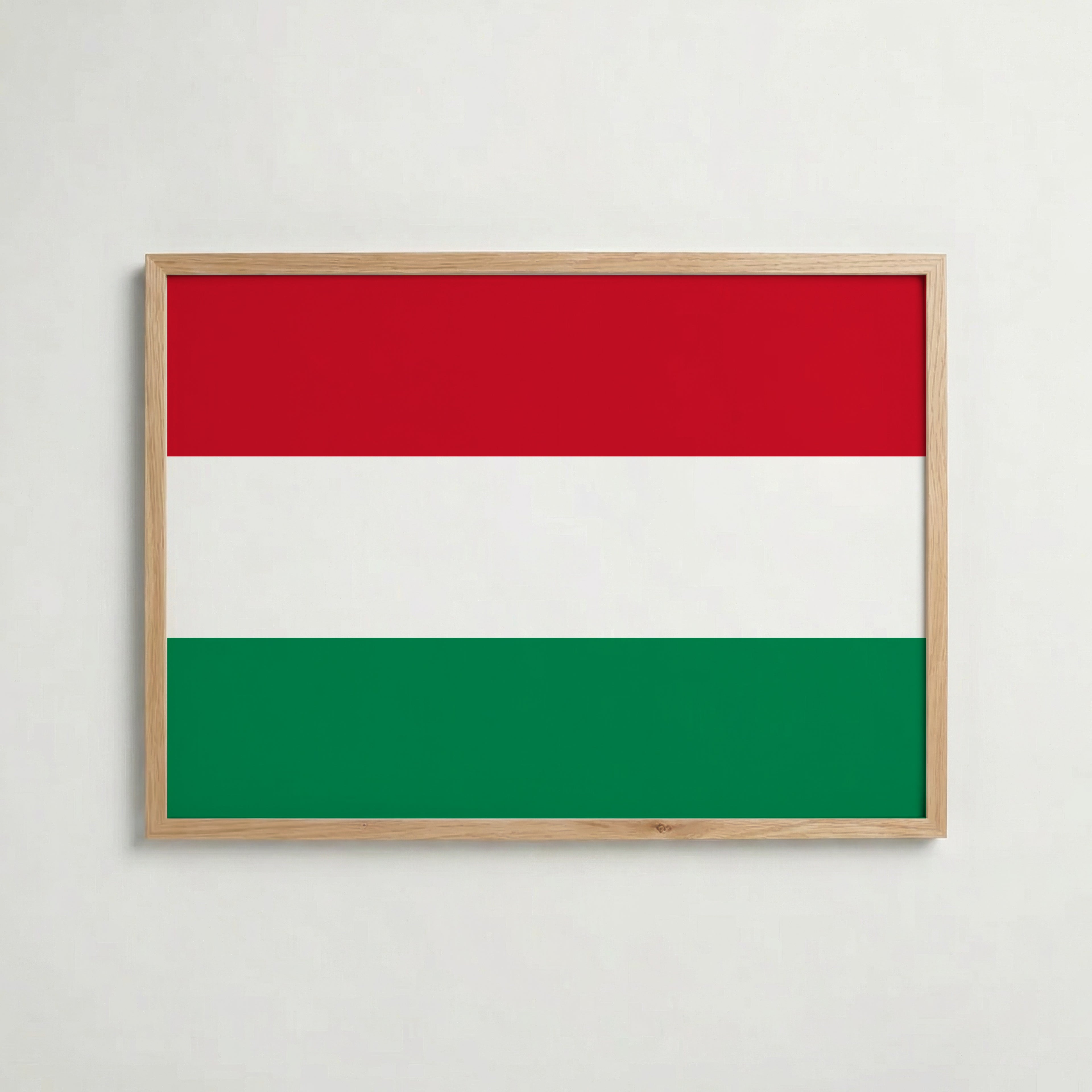 Hungary National Flag Poster – poster väggdekoration inredning – Affischer hos Bozetto