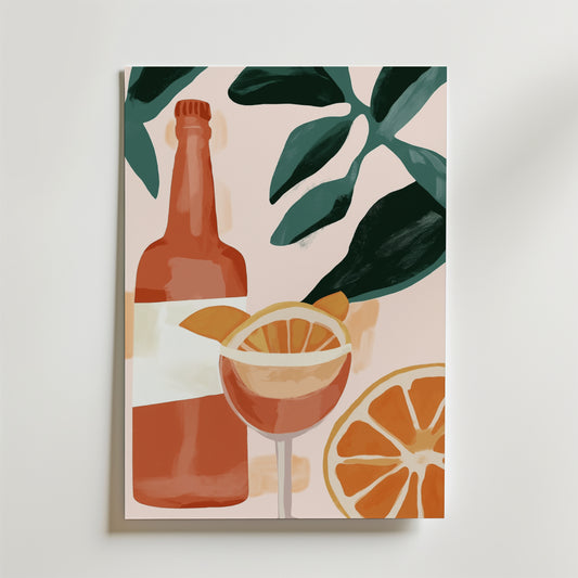 Citrus Spritz Drink Poster